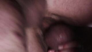 Bearded hunk loves it when a fat dick is inside him bareback