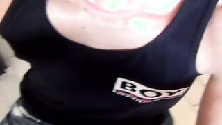 Handsome twink cums while being ass fucked hard and fast