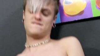 Sexy horny twink Jason Valencia loves hosting a live show