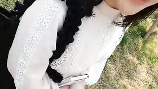 Ryo Izumi takes off her dress and reveals a chubby figure