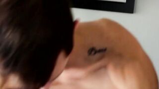 Twink fuck boys ass fuck in a homemade bareback video
