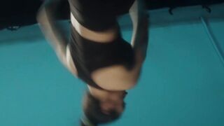 Deeper. Brooklyn has rough anal sex with dance partner