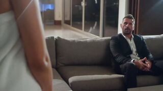 Deeper. Crazy Sexy gold digger is seduced by boyfriend's dad
