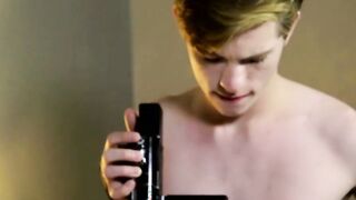Cock sucking twink ass banged in awesome homemade video
