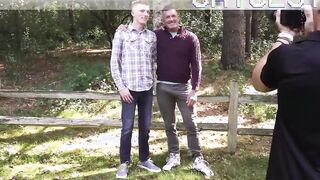 Gaycest - Red Haired twinky sniffs daddys jock before inhaling the real thing