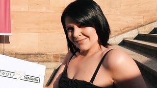 German curvy 19 year old pick up on street for blind date