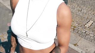 german fitness blonde bitch make real outdoors date