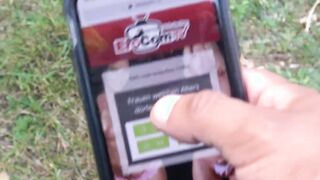 german fitness blonde bitch make real outdoors date