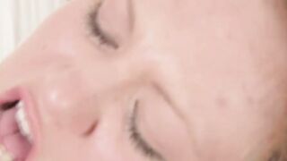 Hoe with tiny boobies having a Bombshell sex strokes