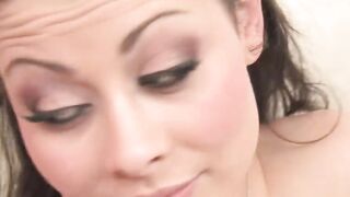Dark Haired 18 hoe seduced inside sex during role play