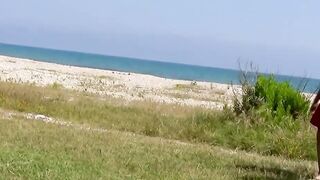 Ebony haired french women fucks outside