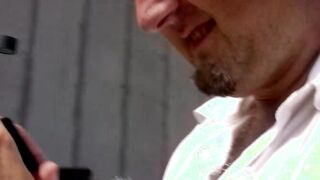 Ebony haired french women fucks outside