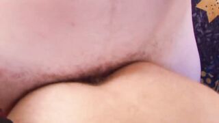 Leather fetishists having homosexual anal sex without a condom
