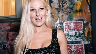 Blonde Goddess fucking Bae during the first Date with the stranger