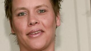 German solo casting with crazy talk and a natural Housewife
