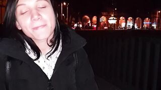 Real German pov Date with a natural dark haired hoe