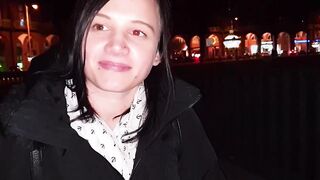 Real German pov Date with a natural dark haired hoe