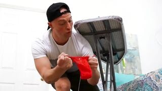Zac Wild Eats His Teenage Roomate 'Lulu Chu's' Dark Snatch