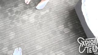 This point of view amateur porn features a slender Hispanic 19 yo Bimbo two