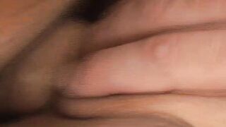 Big Titted tgirl and a heterosexual Dude inside an anal three-way with a Hispanic