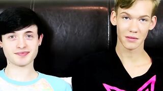 Twinks tight hole is fucked bareback and takes amazing loads