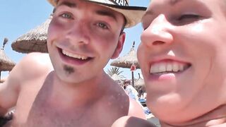 Public sex on Holiday with a thin Teenage bimbos with tiny melons