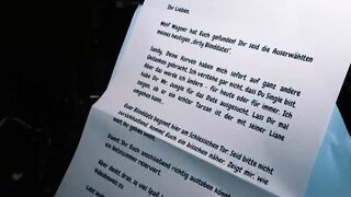 German fit blonde bitch pick up on street for blind date