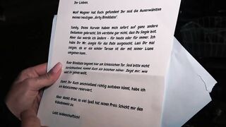 German fit blonde bitch pick up on street for blind date