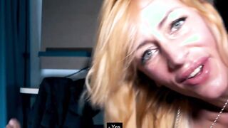 German fit blonde bitch pick up on street for blind date