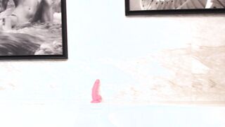 Blonde Dyke Teenage Girls fucking with a Toy into the Bathtub
