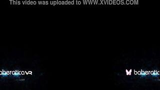 Solo chick, Mila Fox is masturbating and groaning, inside VR