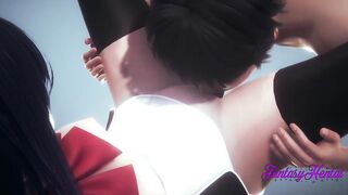 Chuunibyou Deme Koi 3D Cartoon - Rikka is fuck and cumed in - Japanese Manga animated Porn Tape - Animated Rough Sex