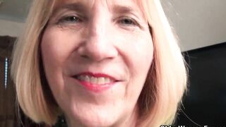 American grandmother Claire knows how to make your penis rough