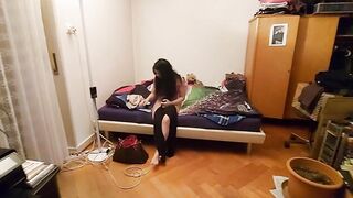 Brigi natural breasts enjoying a dick into many positions