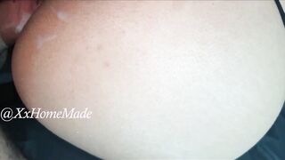 UPSS WRONG HOLE ... BY THE BOOTY NOT SATISFY !! Strong and milky anal to incredible sexy teens cheerleader ...
