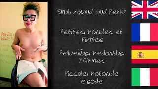 SCHOOLMISTRESS JOI learn foreign languages with XVIDEOS.  Lesson one: Boobies