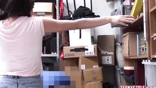 Dark Hair 18 Year Old Hispanic Banged! Rough By Guard