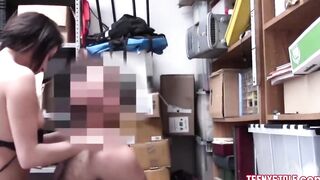 Dark Hair 18 Year Old Hispanic Banged! Rough By Guard