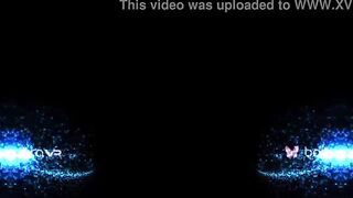 Solo teenagers, Miledy is masturbating with a sex sex toy, into VR