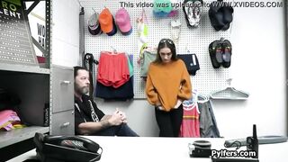 18 Year Old suspect takes 2 dicks at the backoffice