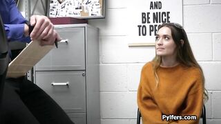 18 Year Old suspect takes 2 dicks at the backoffice
