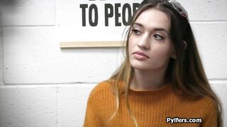 18 Year Old suspect takes 2 dicks at the backoffice