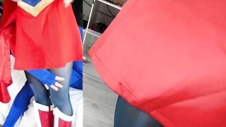 Gabi Gold Supergirl fuck with stockings