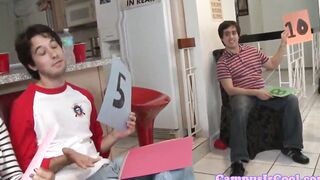 Cocksucking school girl gets graded on fucking