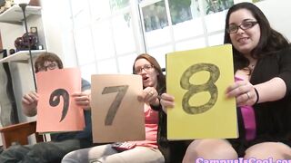 Cocksucking school girl gets graded on fucking