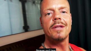 Dark haired tattooed German Cougar into a real plowed date