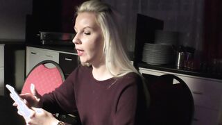 German Boned Date with a erotic blonde Skank with tiny breasts