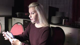 German Boned Date with a erotic blonde Skank with tiny breasts