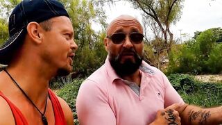 Sensual Hispanic cunt with mouth on a three-way Date with 2 German Tourists
