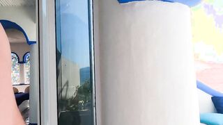Big Tit Hispanic Hot screwed inside her Bombshell Underwear by the Pool